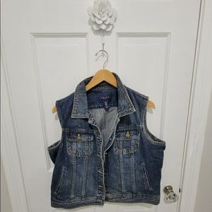 Chaps Denim Vest